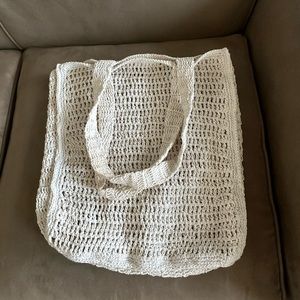 Abercrombie Crochet Tote Bag